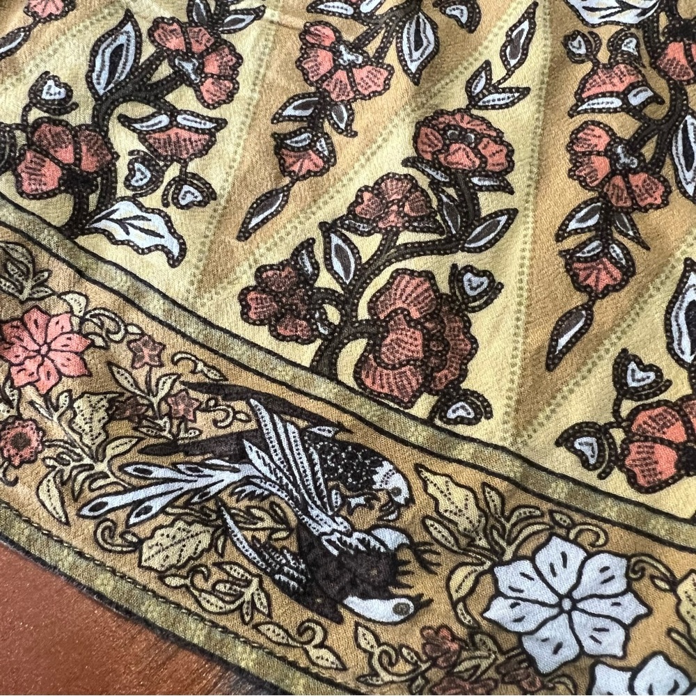 Spell & The Gypsy Bianca Brown Floral print wide leg pants size small - Picture 11 of 16